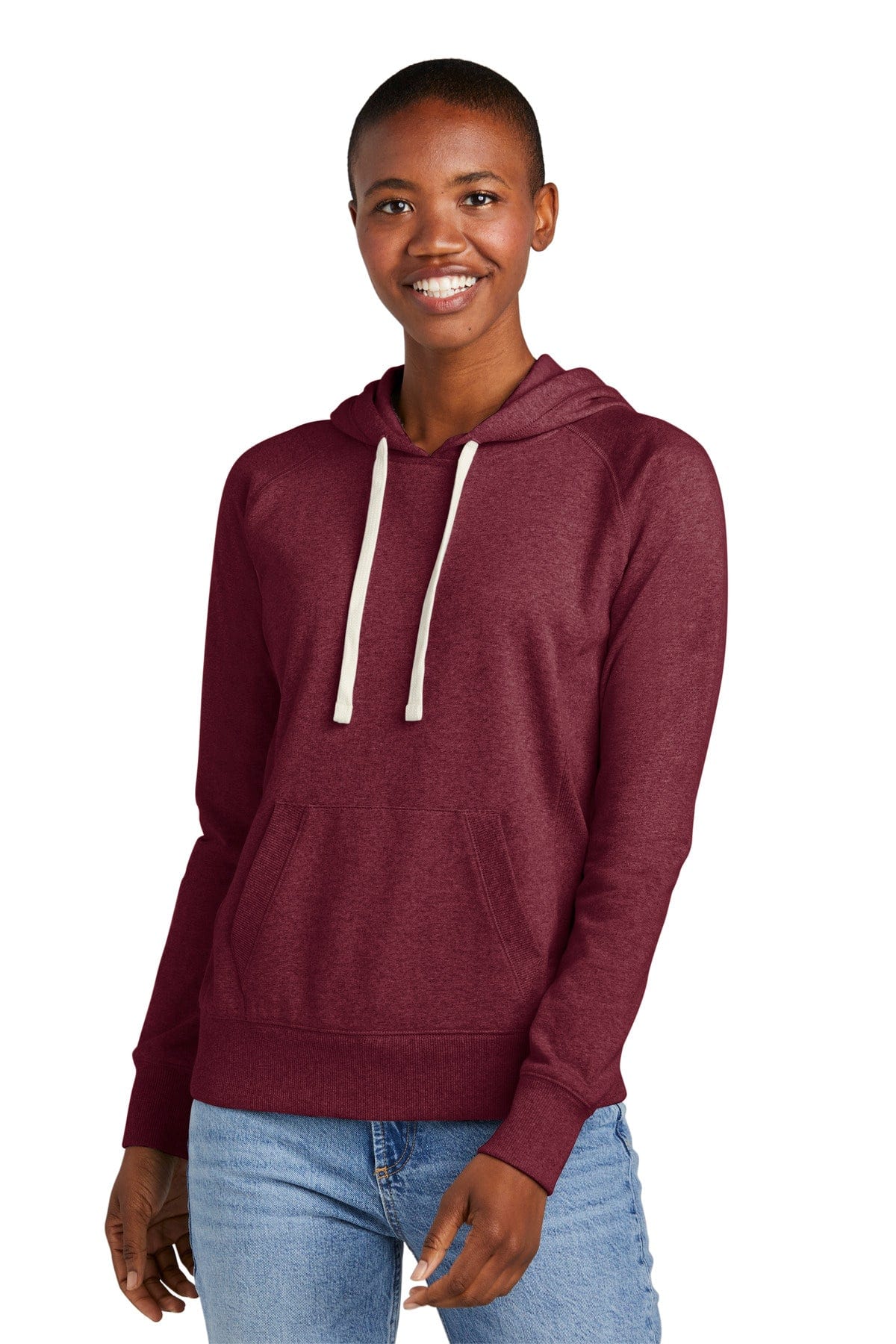 District DT8101 Women's Re-Fleece Hoodie in 