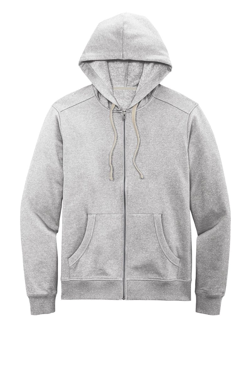 District DT8102 Re-Fleece Full-Zip Hoodie in 