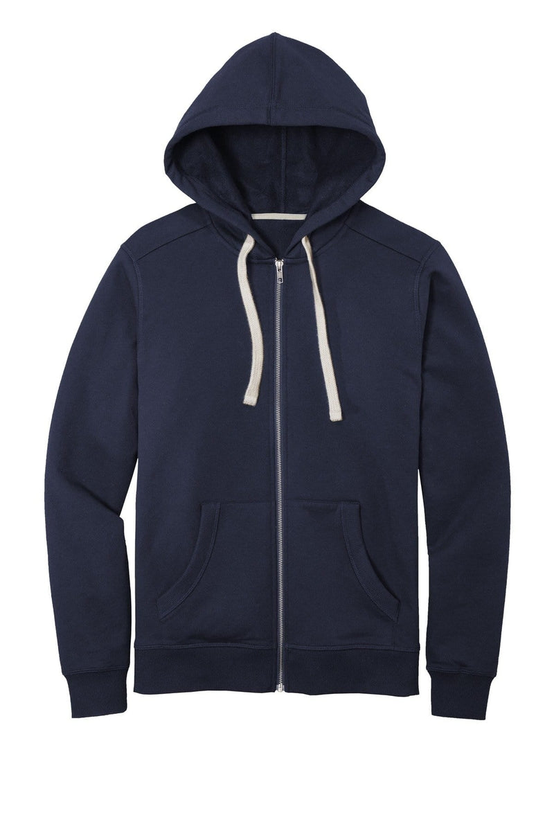 District DT8102 Re-Fleece Full-Zip Hoodie in 