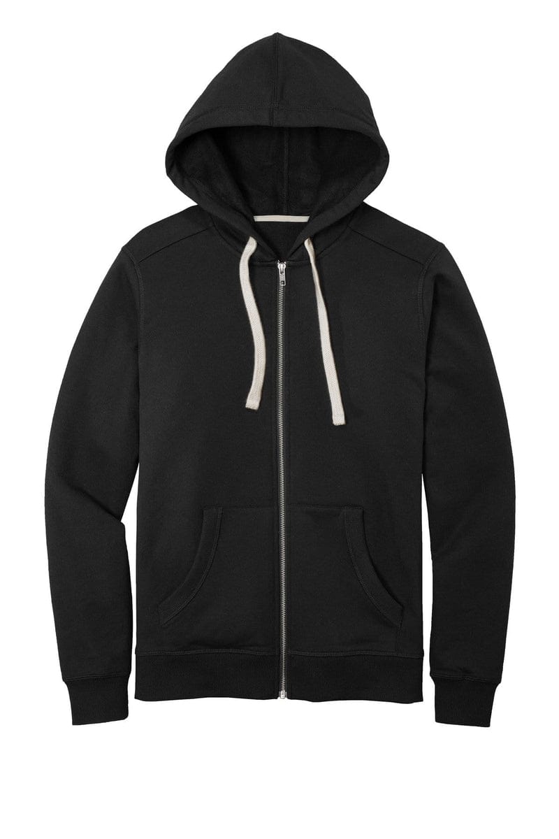 District DT8102 Re-Fleece Full-Zip Hoodie in 