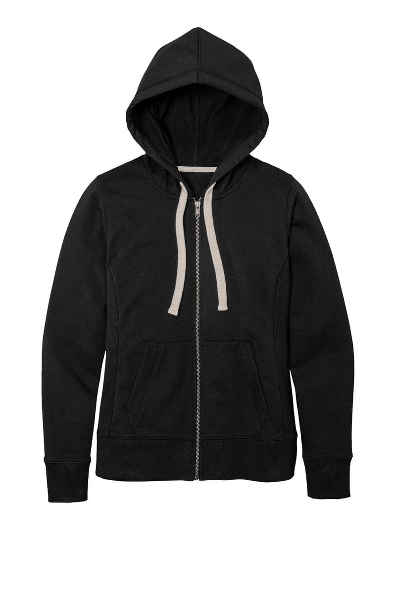 District DT8103 Women's Re-Fleece Full-Zip Hoodie in 