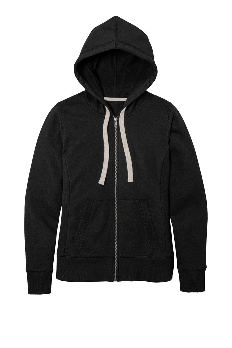 District DT8103 Women's Re-Fleece Full-Zip Hoodie in 
