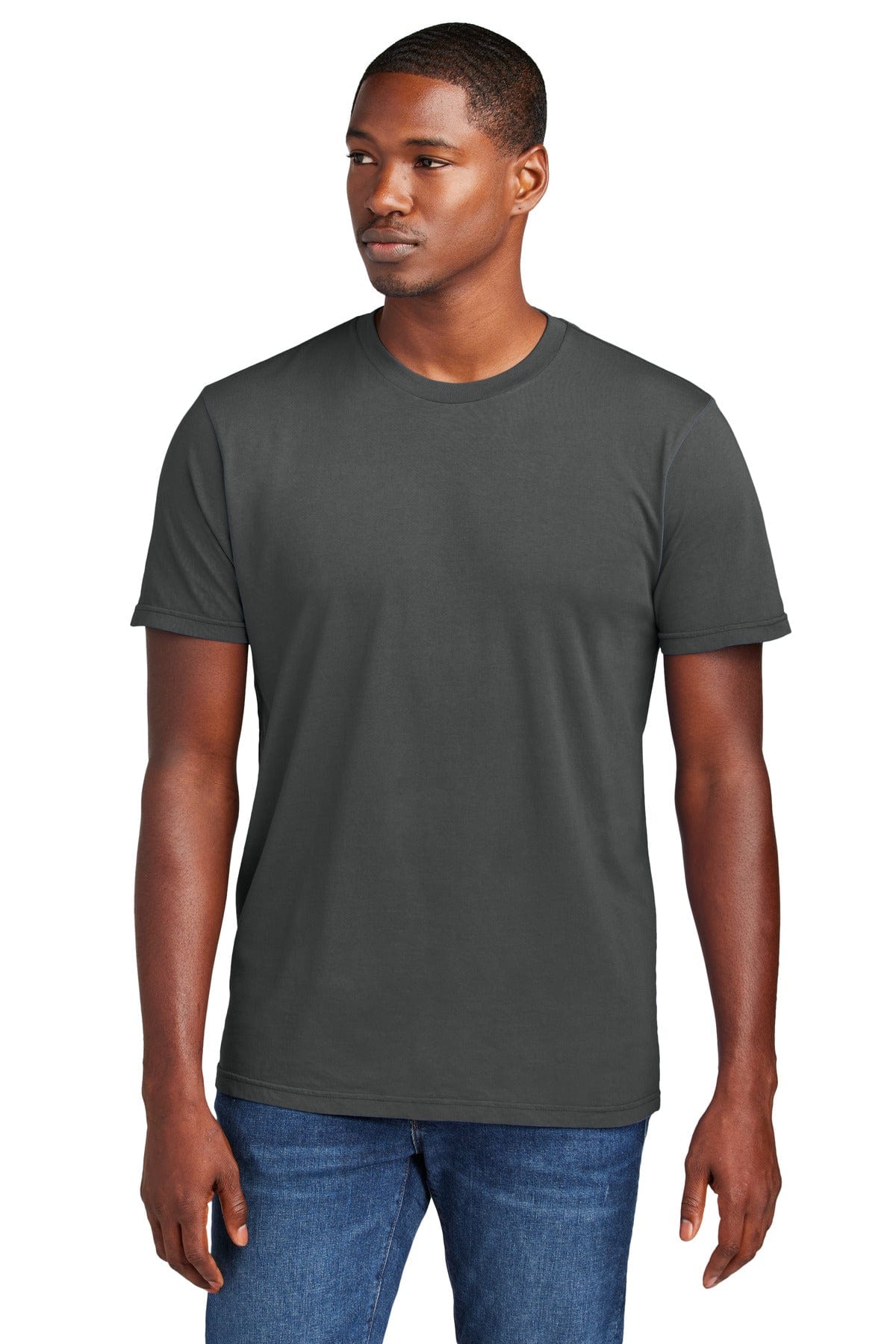 District Wash DT2101 Wholesale T-Shirt in Graphite