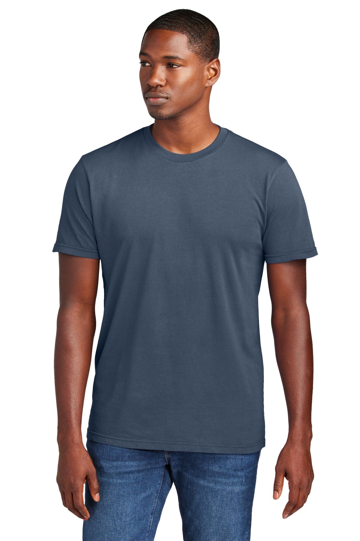 District Wash DT2101 Wholesale T-Shirt in True Navy