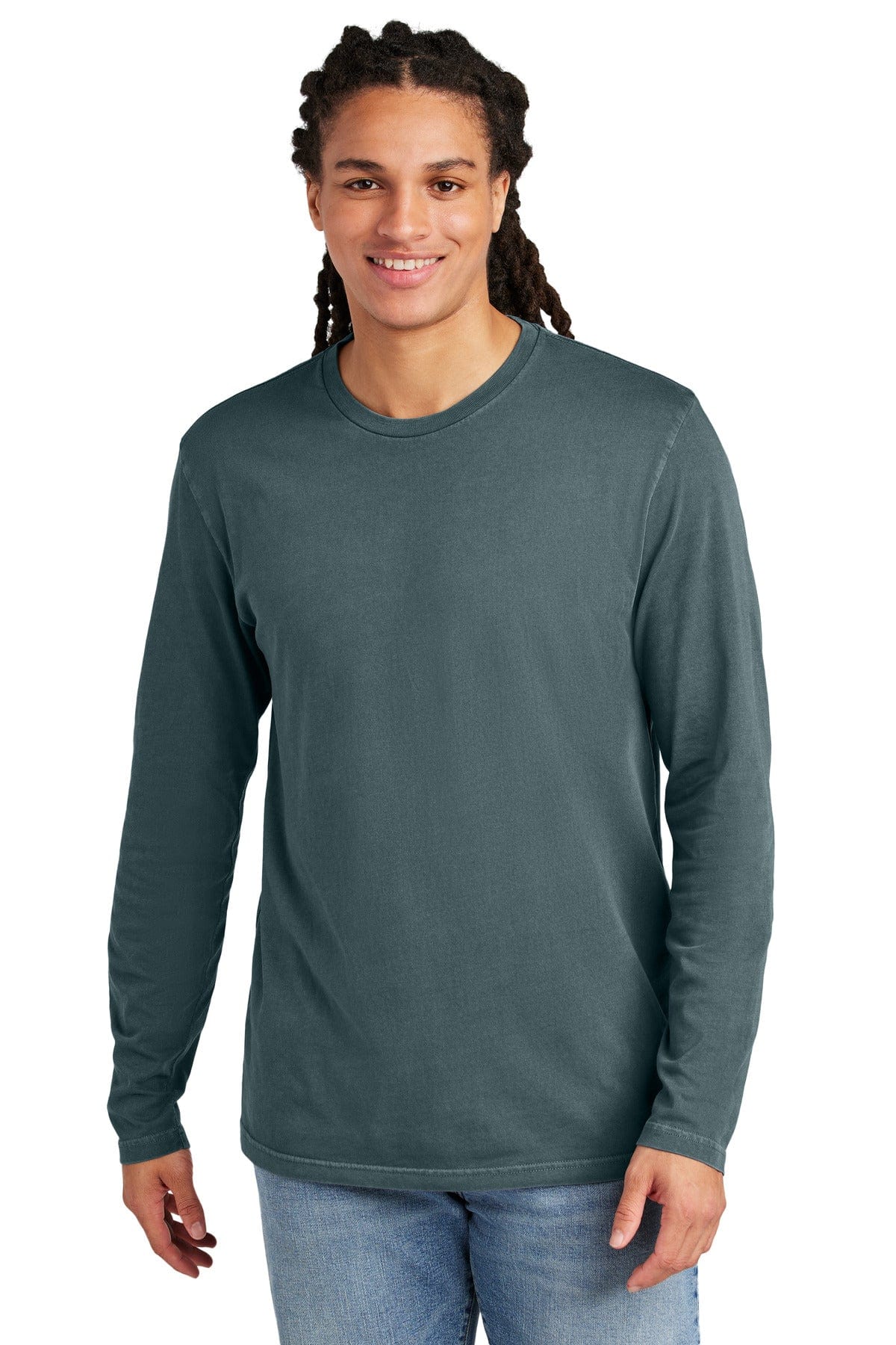 District Wash DT2103 Long Sleeve Tee in 