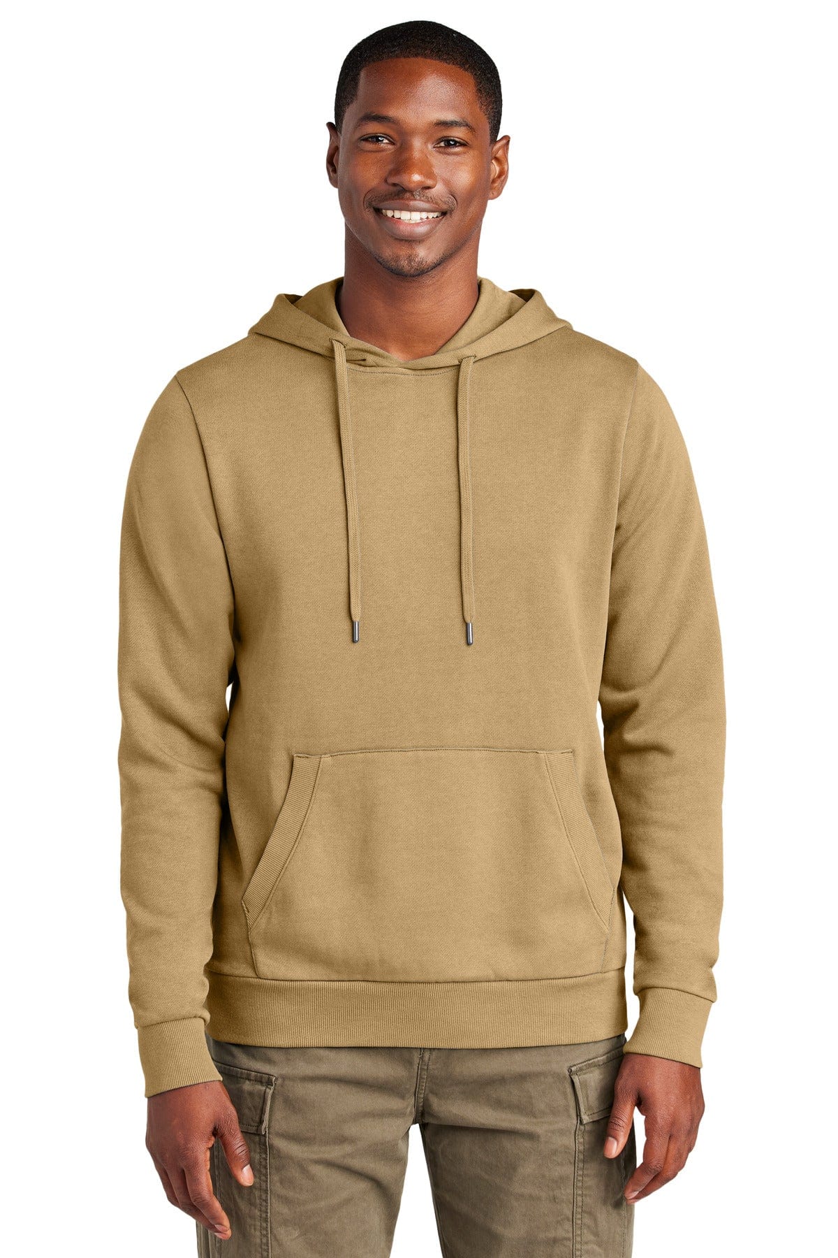 District Wash DT2200 Fleece Hoodie in Golden Spice
