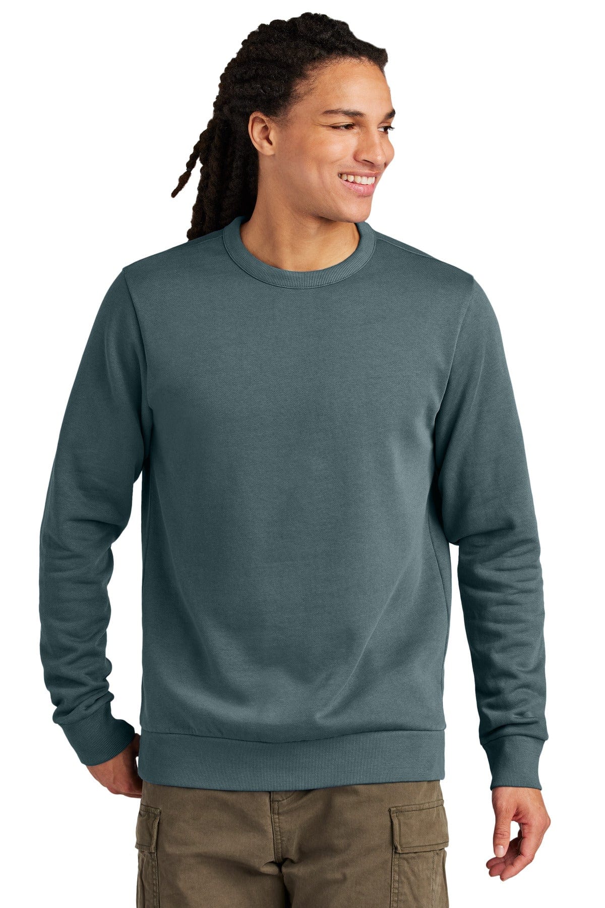 District Wash DT2204 Fleece Crew in 