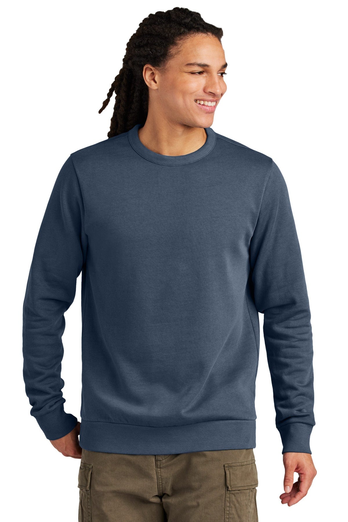 District Wash DT2204 Fleece Crew in 