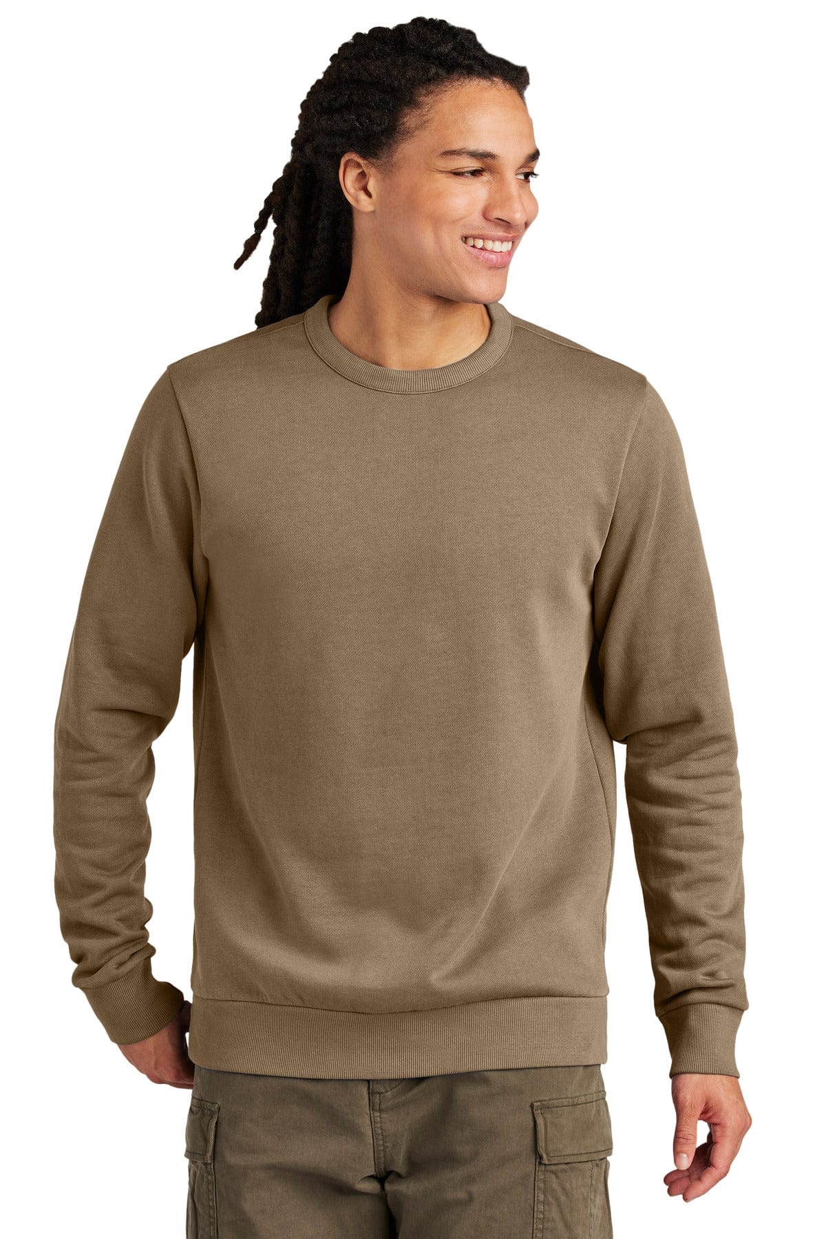 District Wash DT2204 Fleece Crew in 