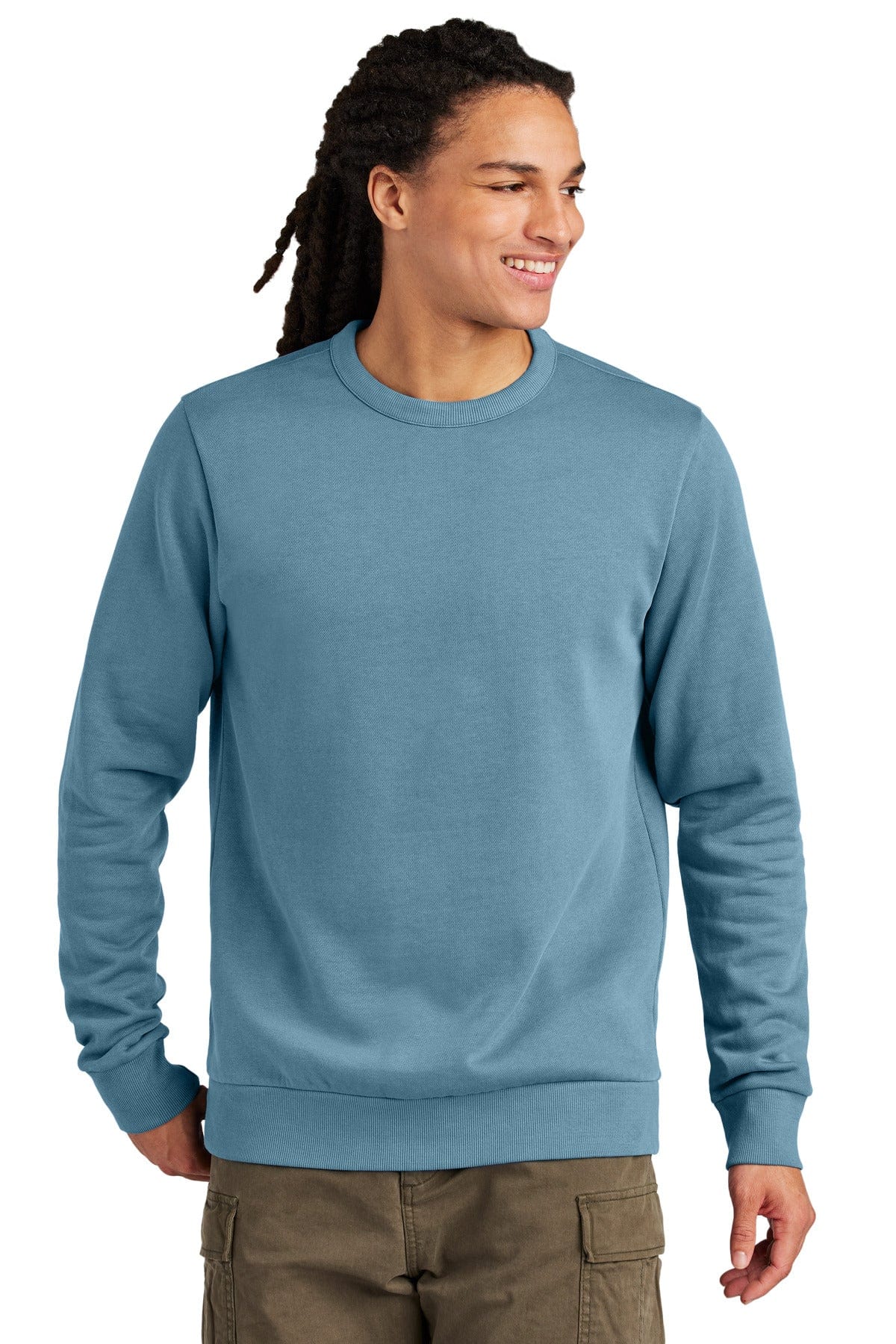 District Wash DT2204 Fleece Crew in 
