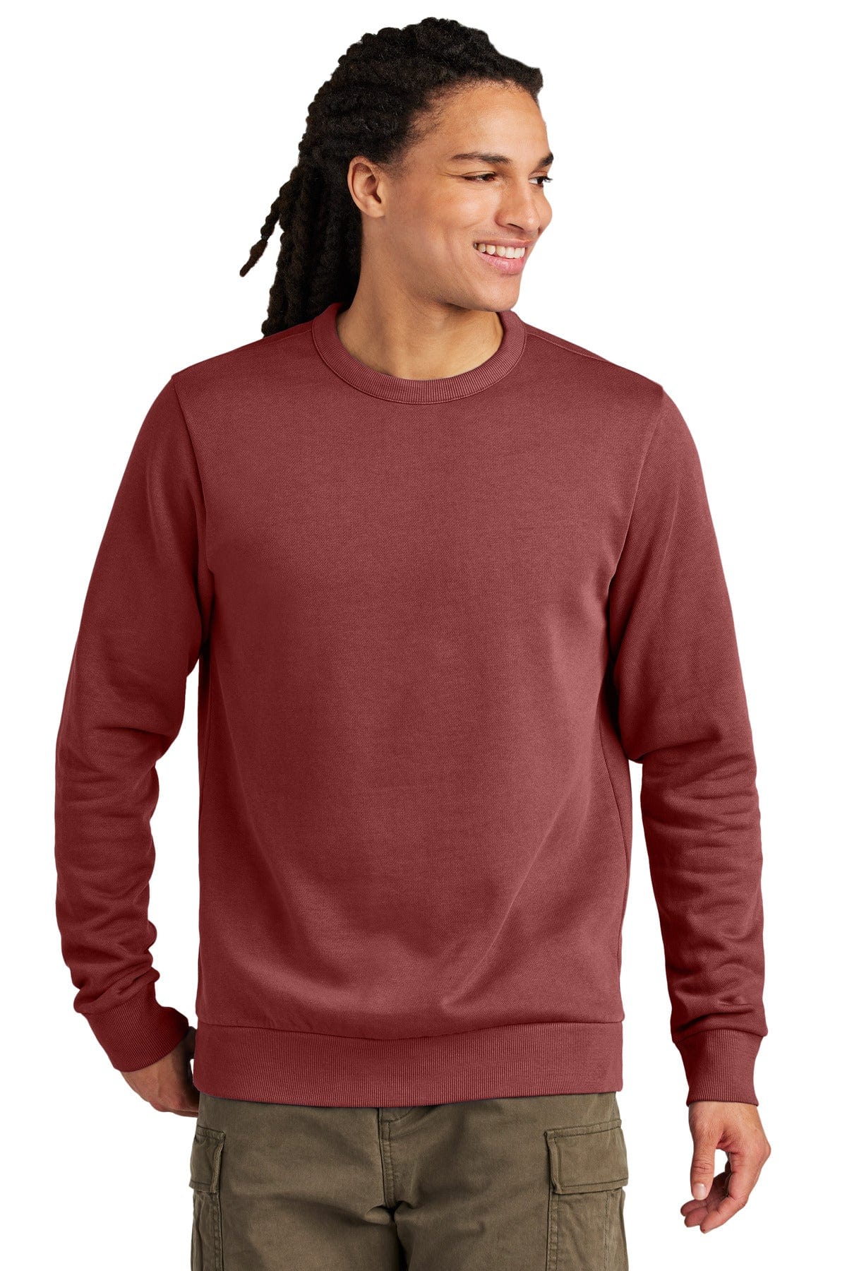 District Wash DT2204 Fleece Crew in 