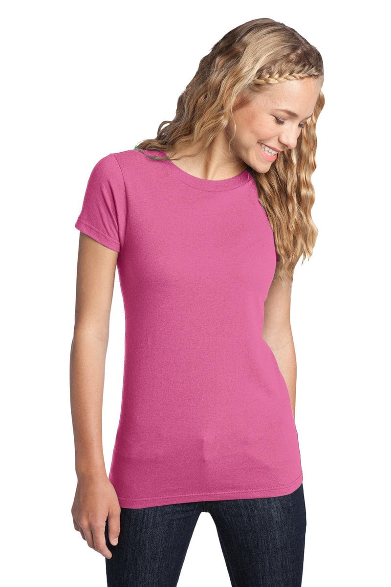 District Women's Fitted The Concert Tee DT5001, Basic Colors in 