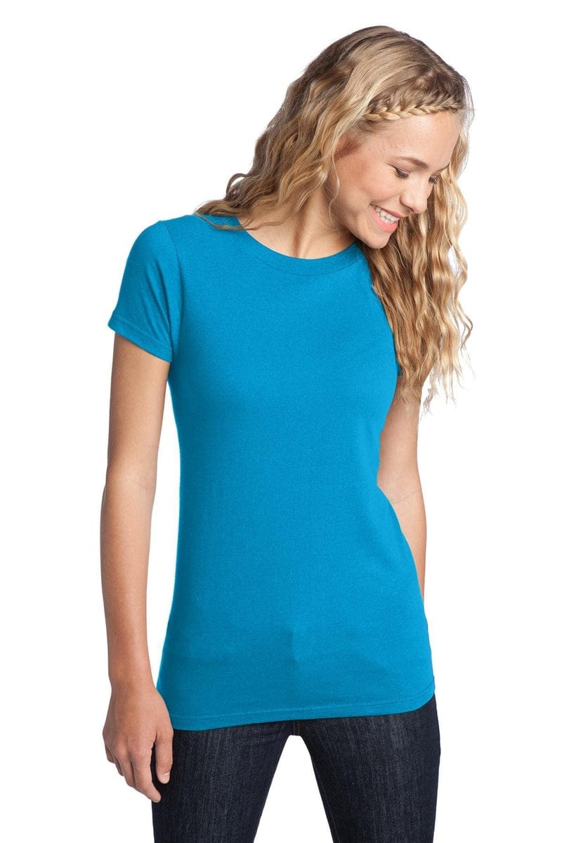 District Women's Fitted The Concert Tee DT5001, Basic Colors in 