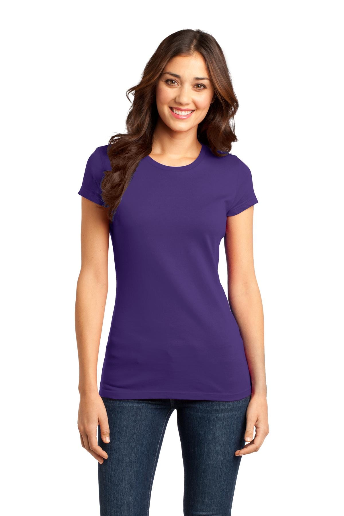 District Women's Fitted Very Important Tee DT6001, Extended Colors 2 in 