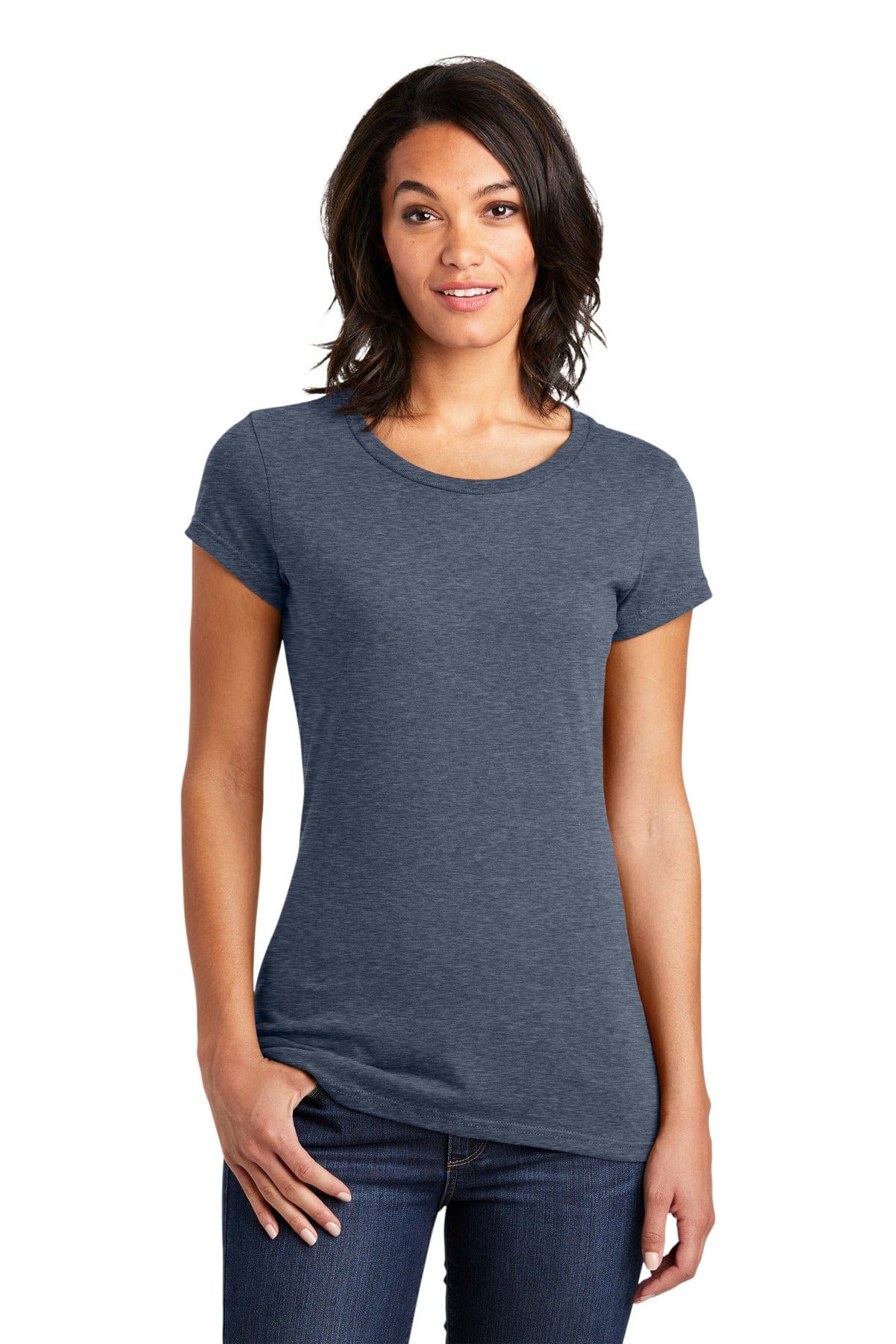 District Women's Fitted Very Important Tee . DT6001, Basic Colors in 