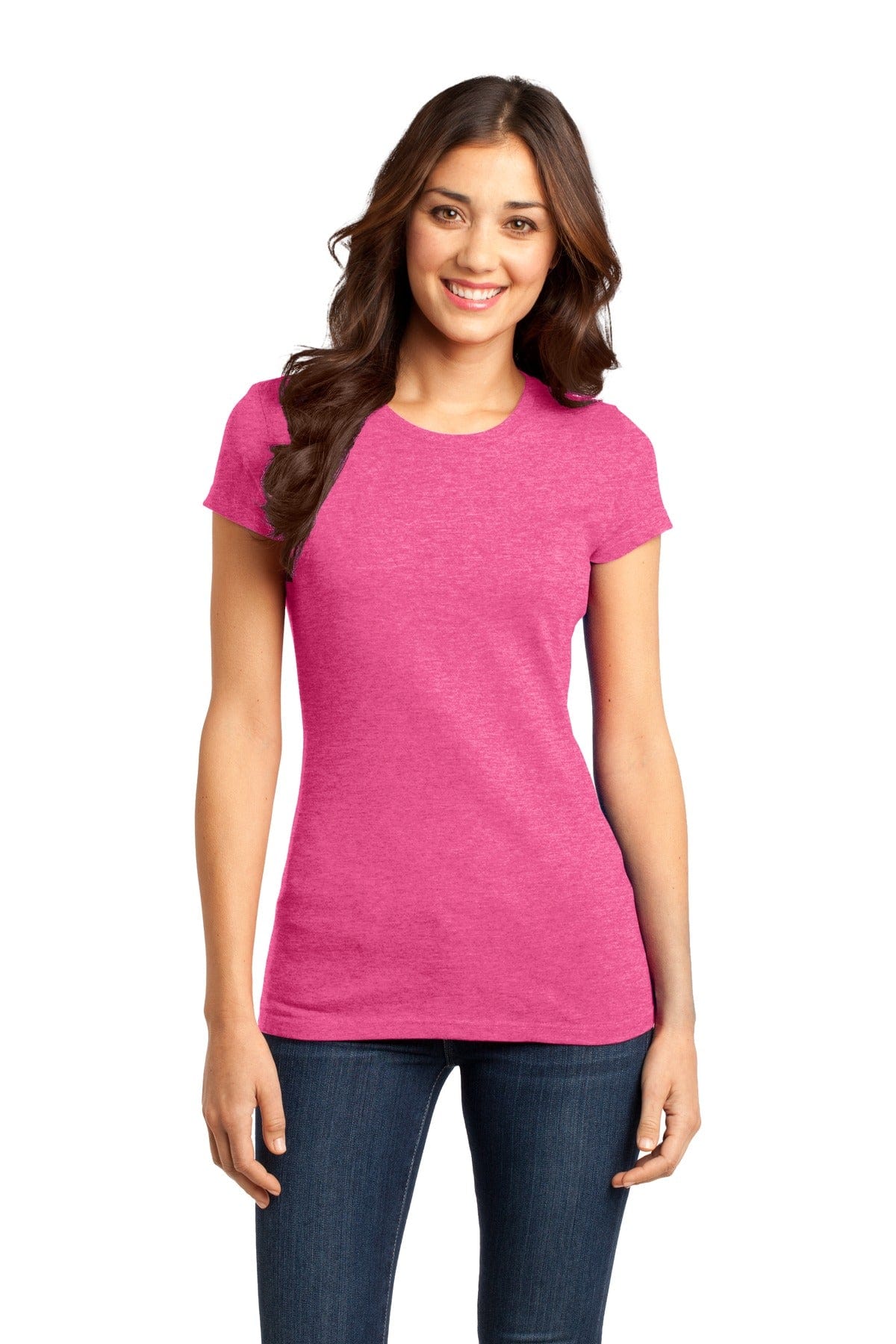 District Women's Fitted Very Important Tee . DT6001, Extended Colors 3 in 
