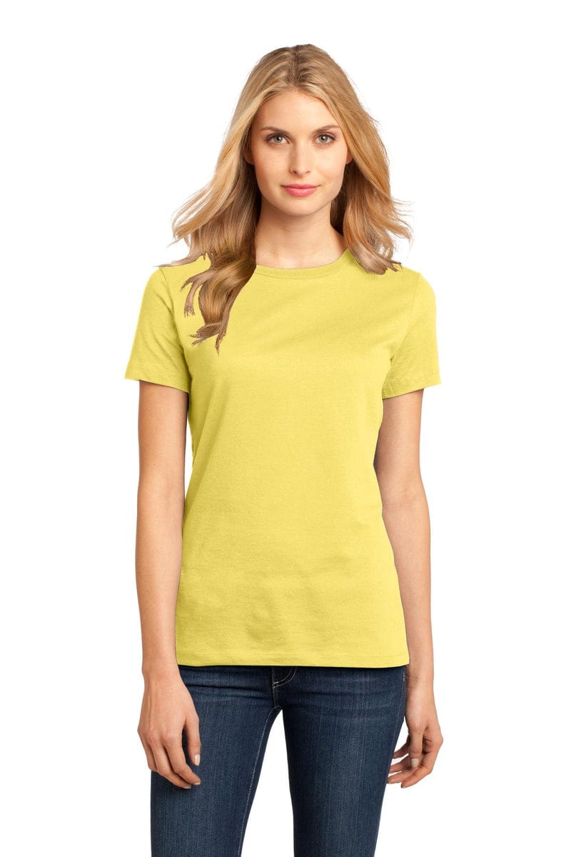 District Women's Perfect Weight Tee. DM104L, Basic Colors in 