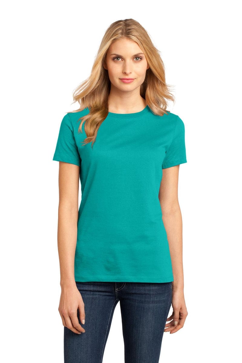 District Women's Perfect Weight Tee. DM104L, Basic Colors in 