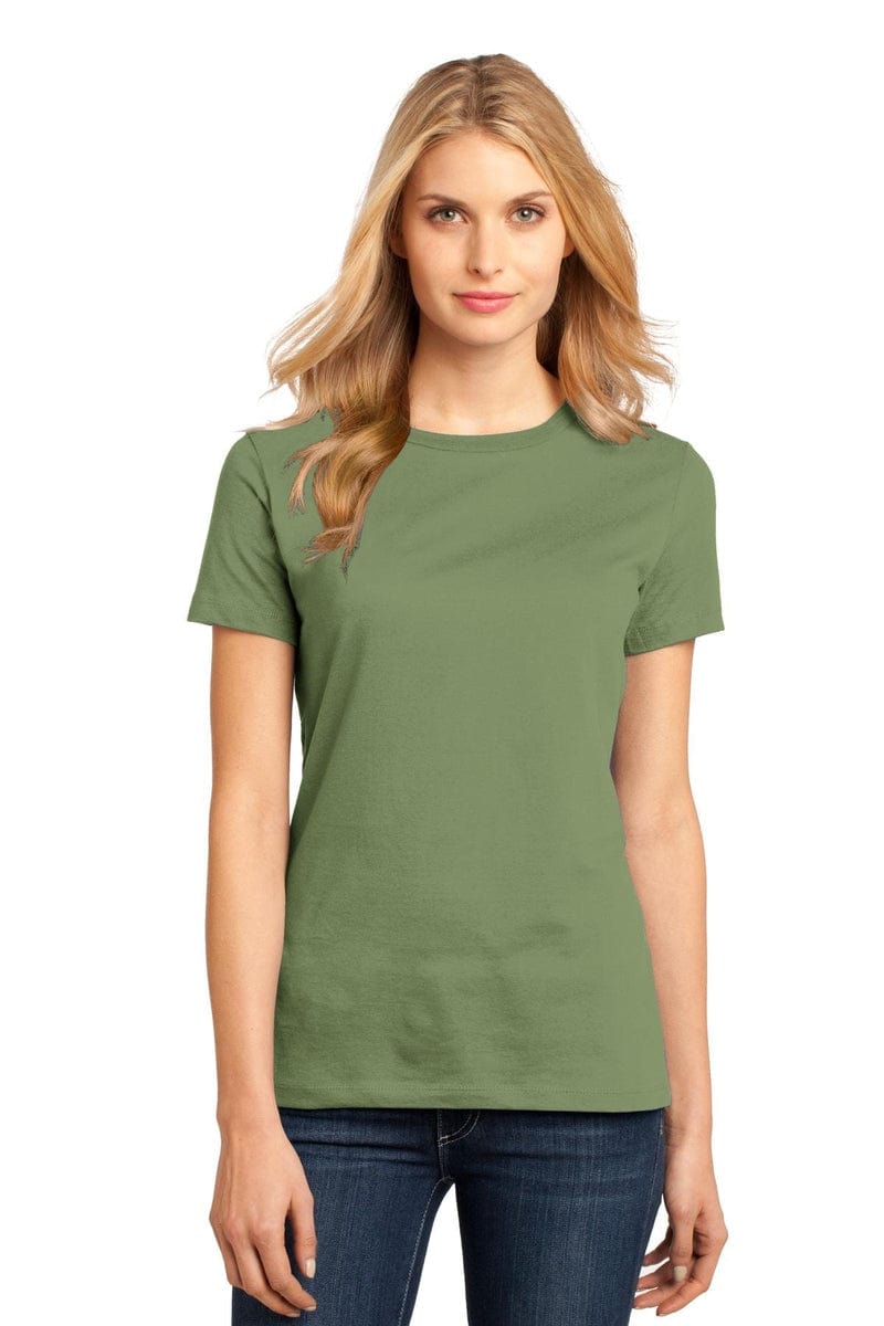 District Women's Perfect Weight Tee. DM104L, Basic Colors in 