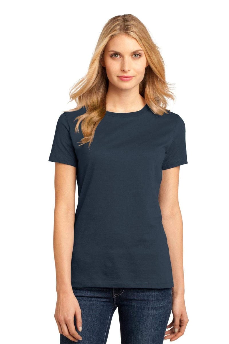 District Women's Perfect Weight Tee. DM104L, Basic Colors in 