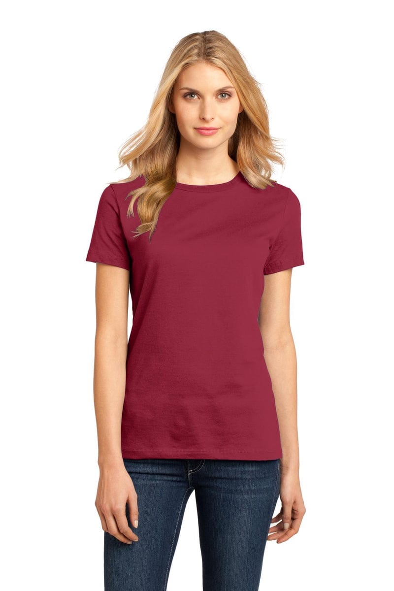 District Women's Perfect Weight Tee. DM104L, Basic Colors in 