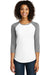 District ® Women's Fitted Very Important Tee ® 3/4-Sleeve Raglan. DT6211