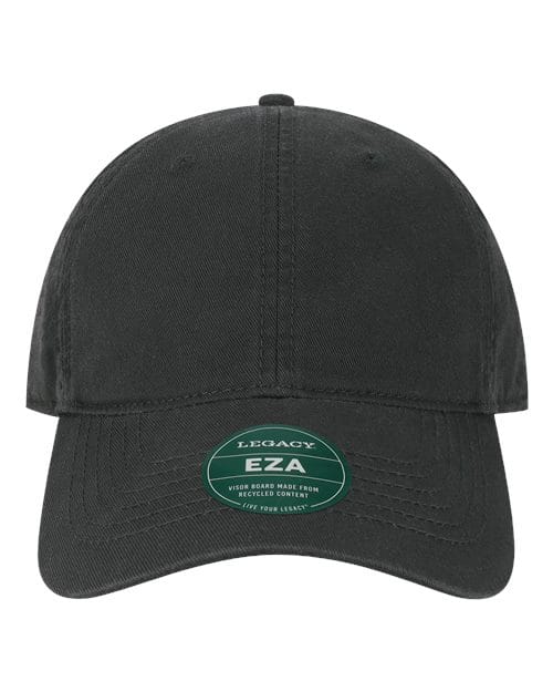 EZA-Relaxed Twill Dad Hat in Black