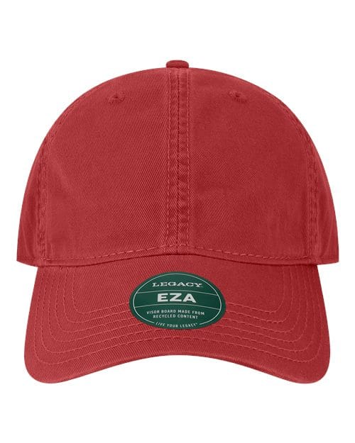 EZA-Relaxed Twill Dad Hat in Cardinal