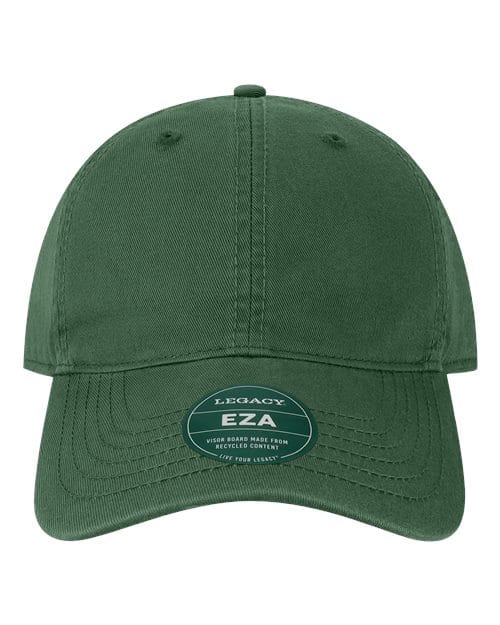 EZA-Relaxed Twill Dad Hat in Dark Green