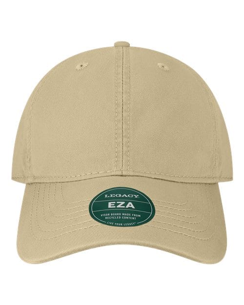 EZA-Relaxed Twill Dad Hat in Khaki