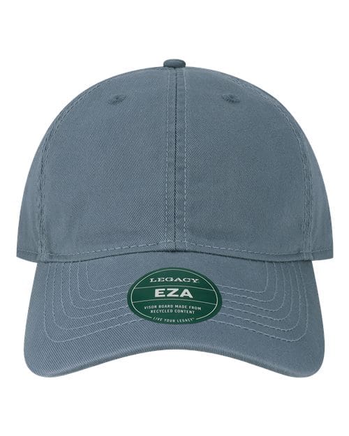 EZA-Relaxed Twill Dad Hat in Lake Blue