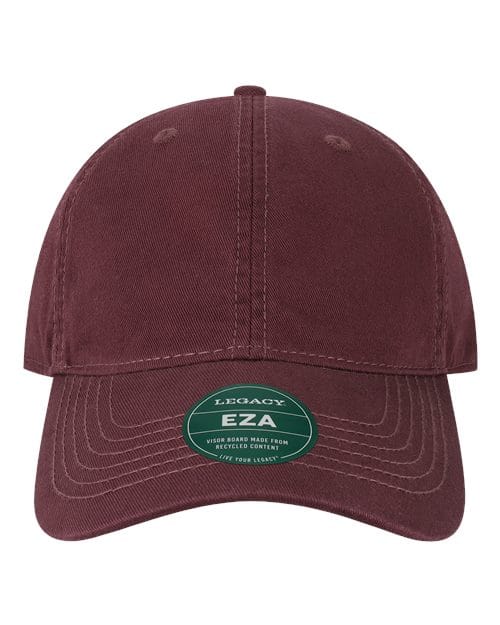 EZA-Relaxed Twill Dad Hat in Maroon
