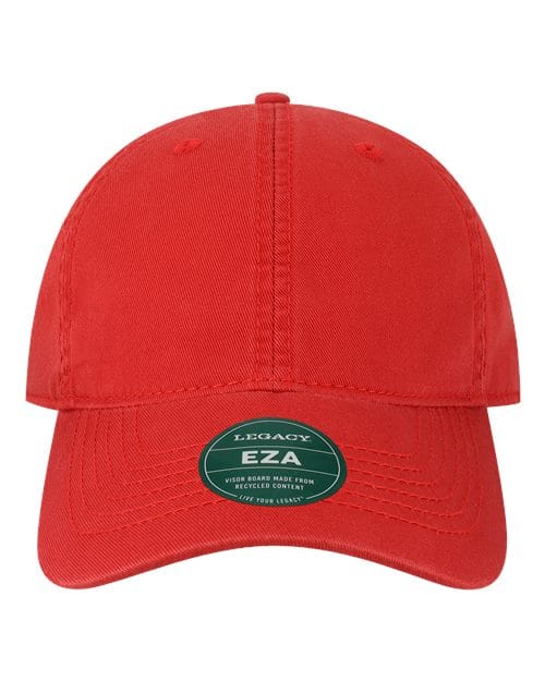 EZA-Relaxed Twill Dad Hat in Scarlet