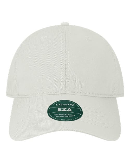 EZA-Relaxed Twill Dad Hat in White
