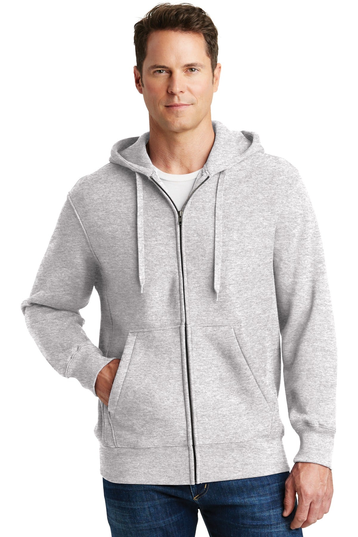 Sport-Tek F282: Super Heavyweight Full-Zip Hooded Sweatshirt