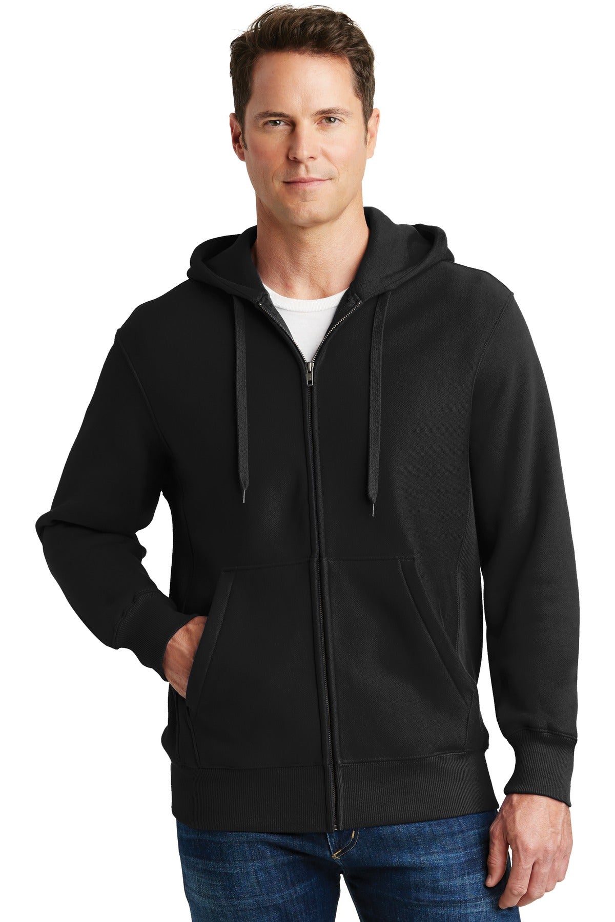 Sport-Tek F282: Super Heavyweight Full-Zip Hooded Sweatshirt