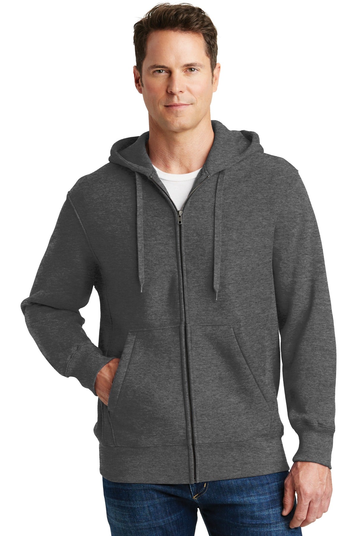 Sport-Tek F282: Super Heavyweight Full-Zip Hooded Sweatshirt