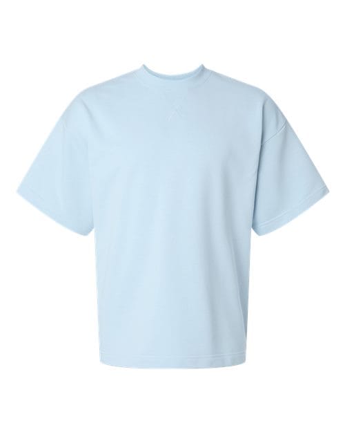 FTEX00 Unisex French Terry Ex Crew in Powder Blue