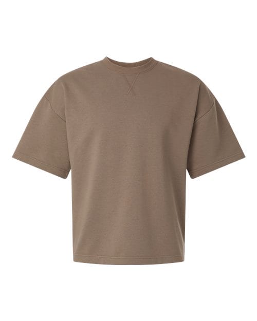 FTEX00 Unisex French Terry Ex Crew in Savana