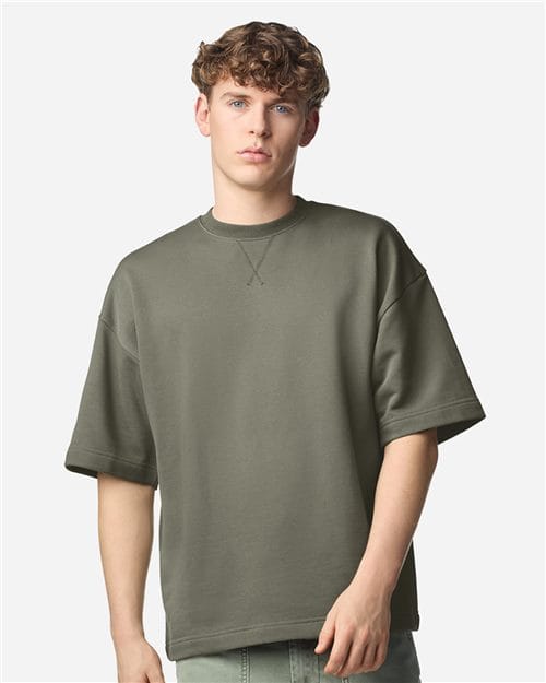 FTEX00 Unisex French Terry Ex Crew in 