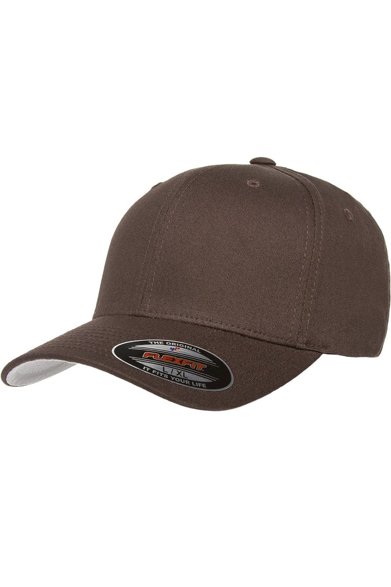 Flexfit 5001 Adult Value Cotton Twill Cap in Brown