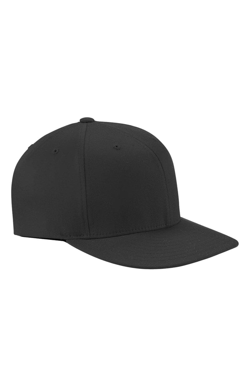 Flexfit 6297F Adult Wooly Twill Pro Baseball On-Field Shape Cap with Flat Bill in 
