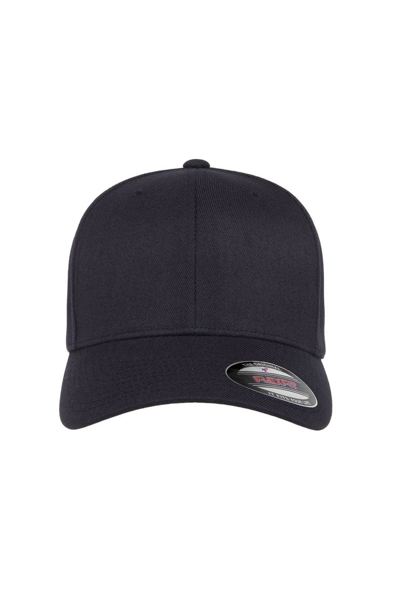 Flexfit 6477 Adult Wool Blend Cap in Dark Navy