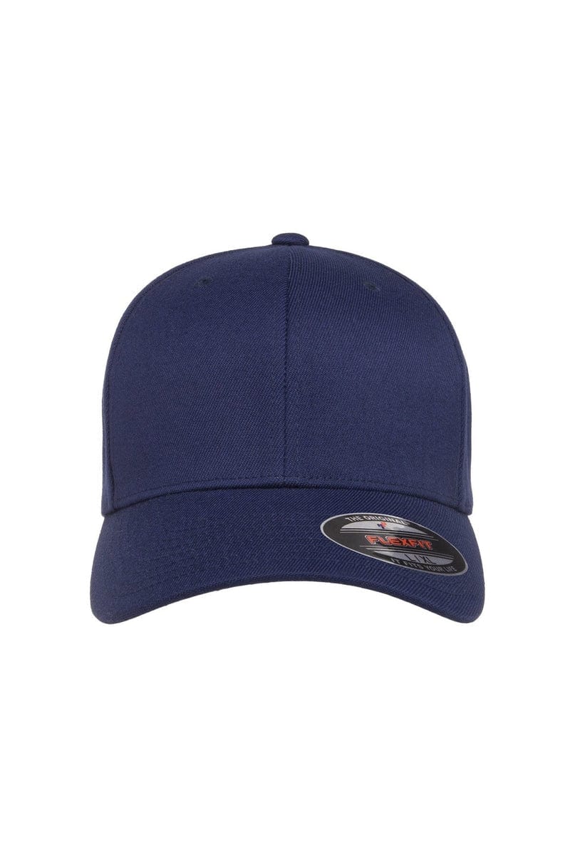 Flexfit 6477 Adult Wool Blend Cap in Navy