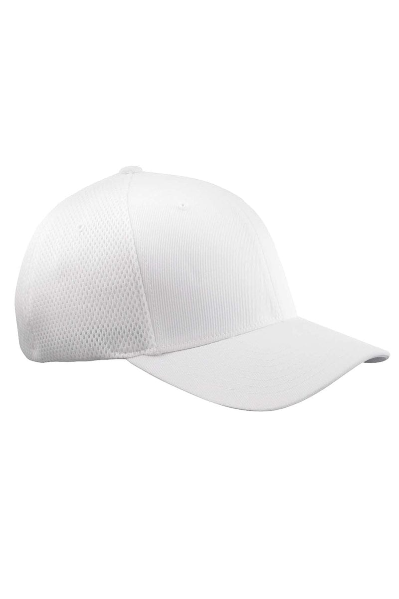 Flexfit 6533 Adult Ultrafibre and Airmesh Cap in White