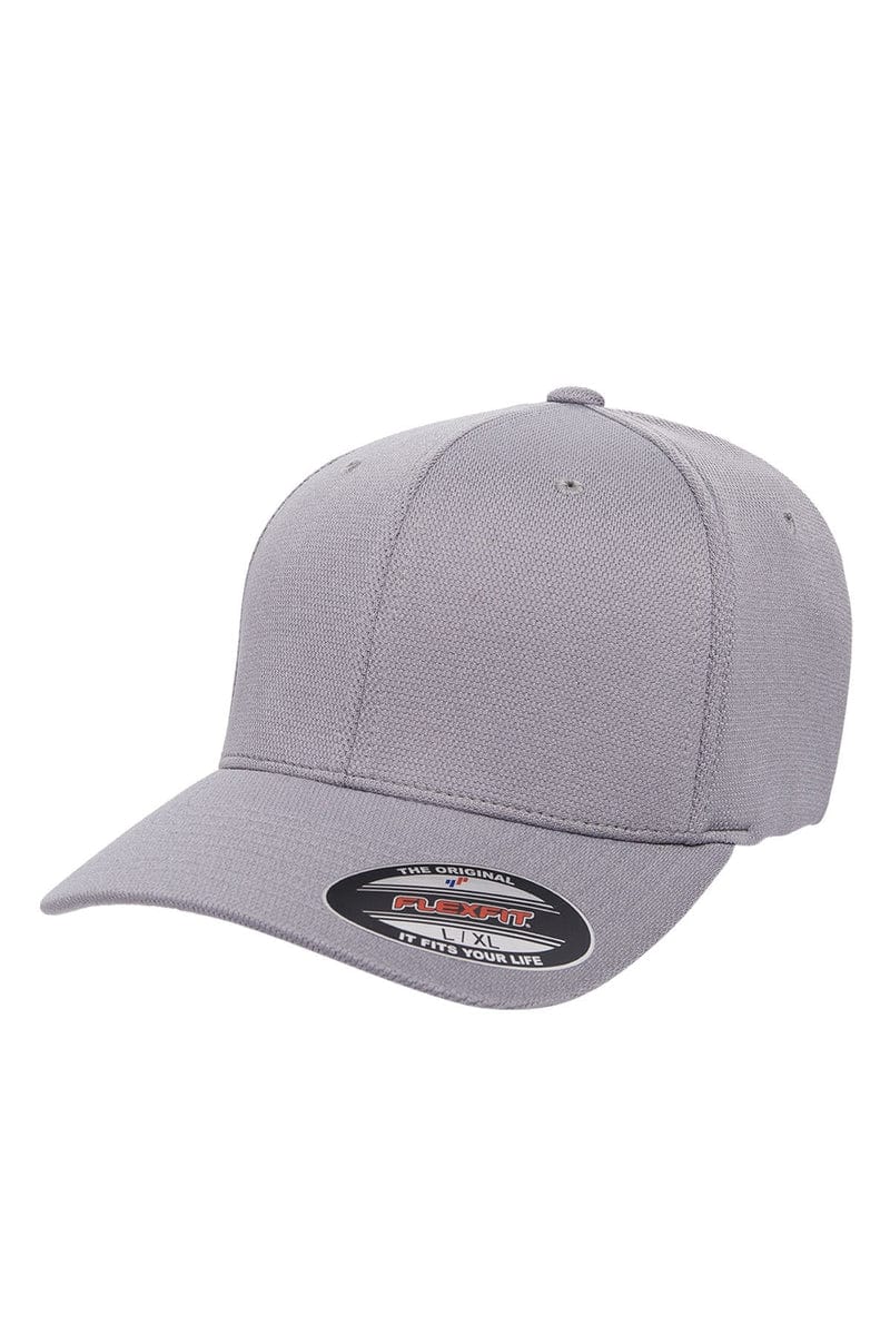 Flexfit 6597 Adult Cool & Dry Sport Cap in Silver