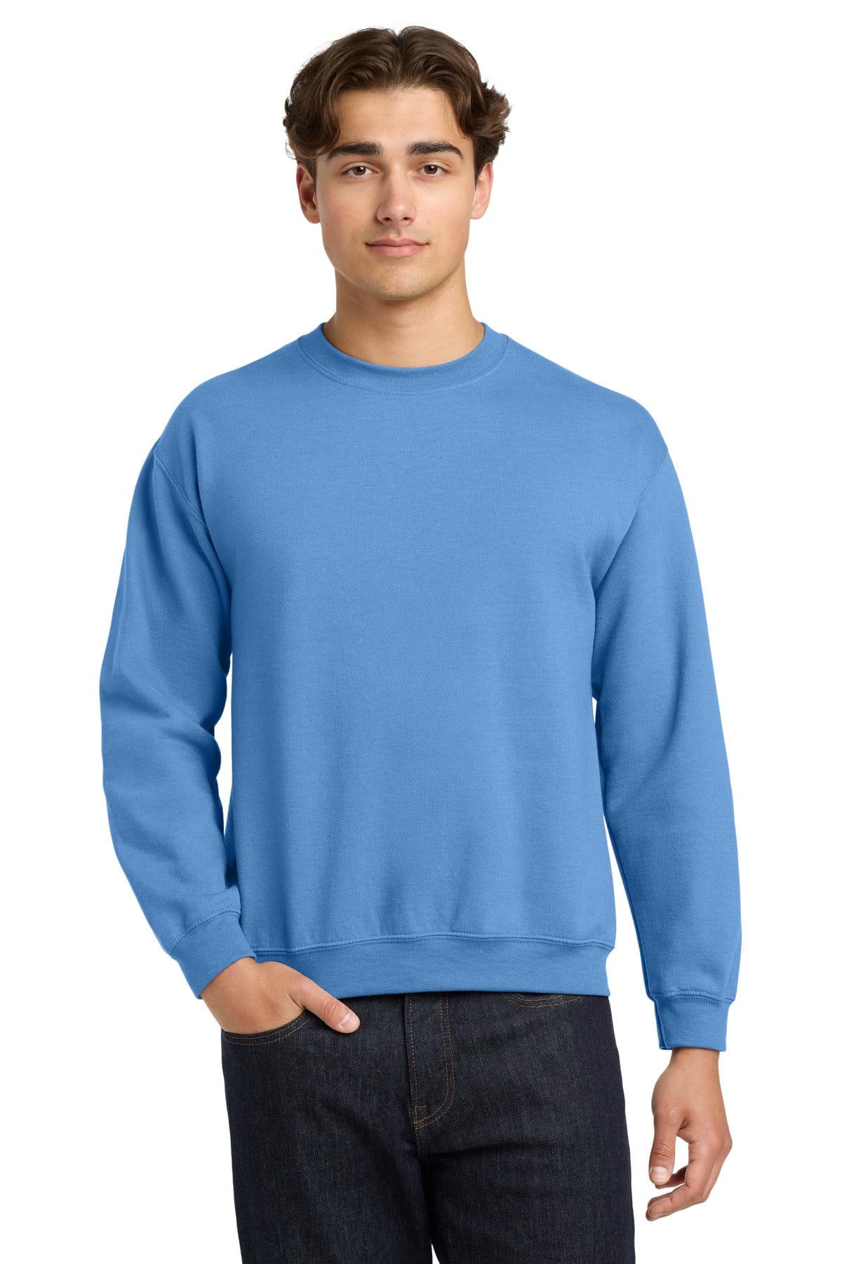 Gildan 18000 Heavy Blend Crewneck Sweatshirt in Carolina Blue