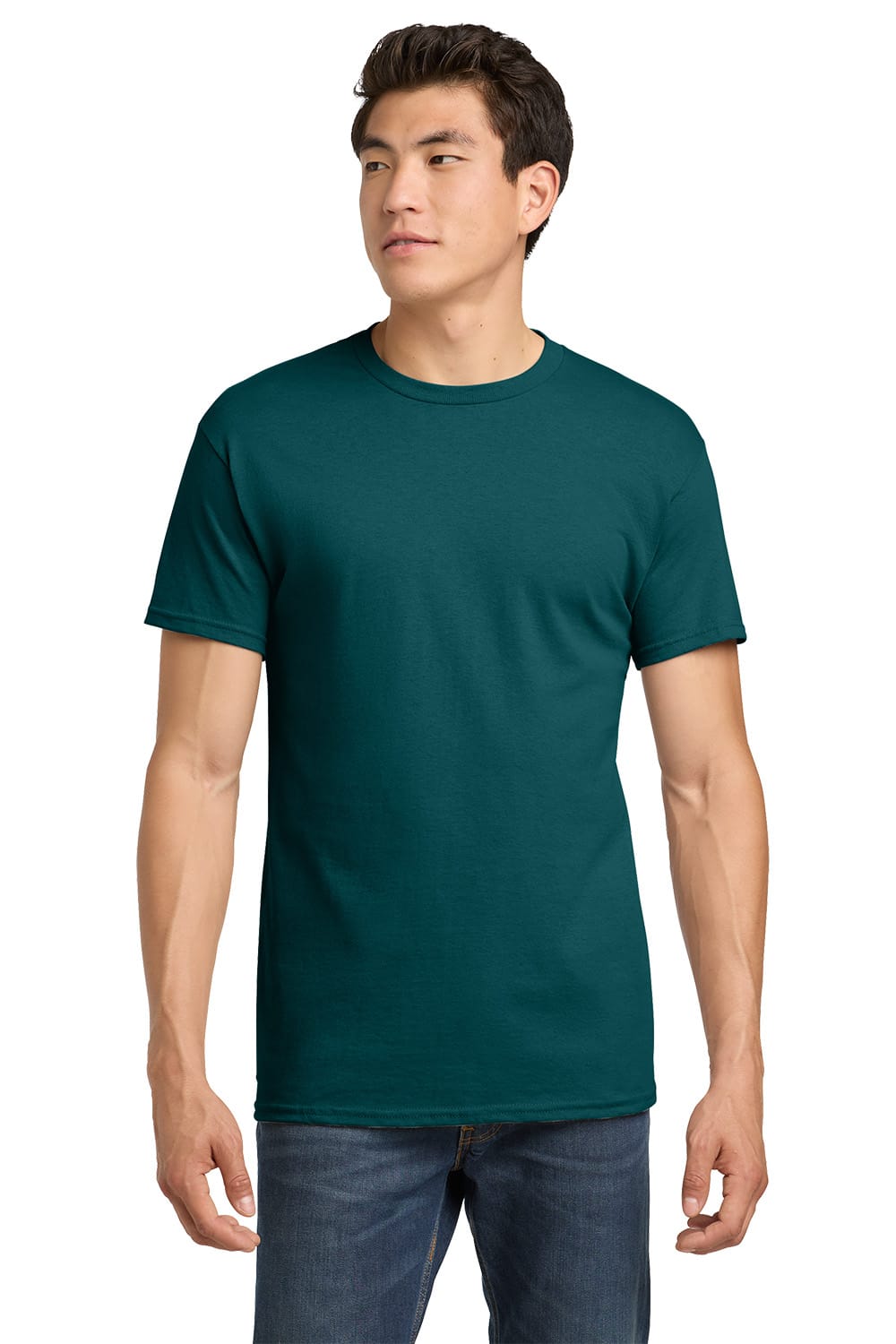 Gildan T-Shirts - Core S / Fan Marine Green Gildan 5000 Unisex Heavy Cotton T-Shirt