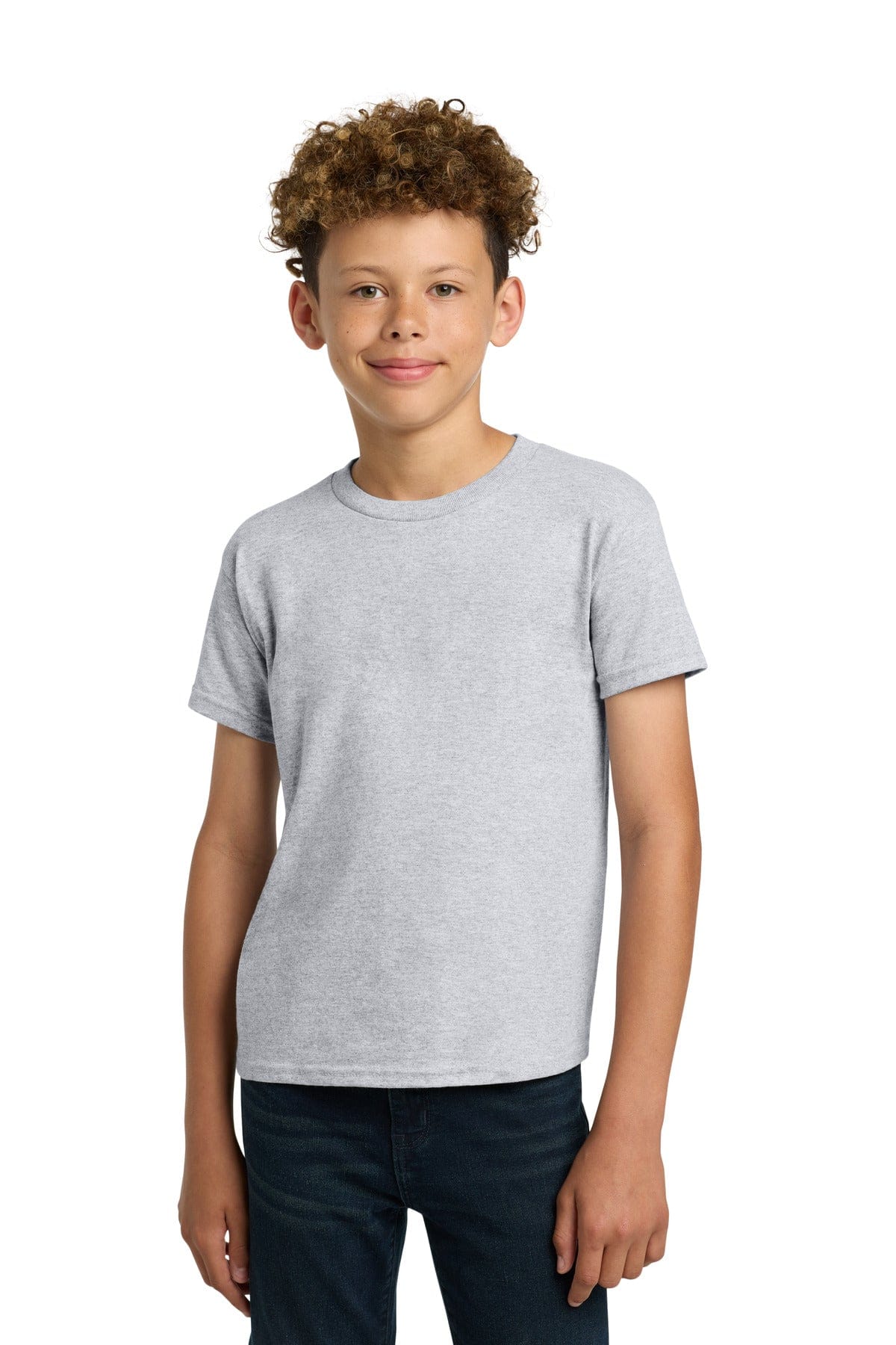 Gildan 5000B Youth Heavy Cotton 100% Cotton T-Shirt in Ash