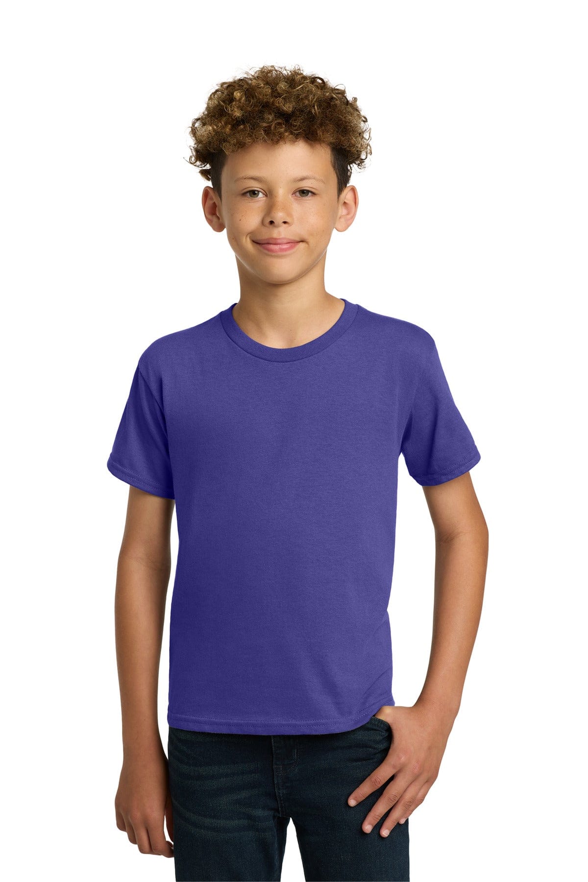 Gildan 5000B Youth Heavy Cotton 100% Cotton T-Shirt in Cobalt